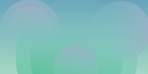 minimalist banner background  colorful  green and blue gradation  circle effect  abstract background  memphis. Eps 10. vector illustration