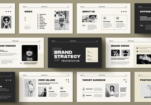 Brand Strategy Presentation Template for Business Growth