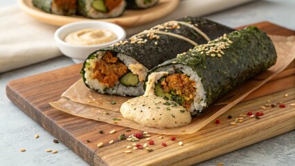 sushi, Japanese food
