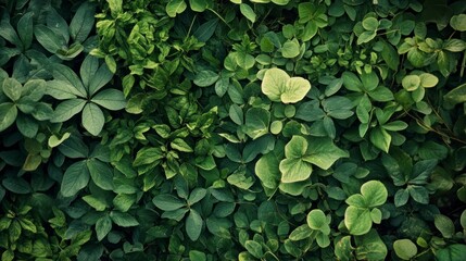 Lush Green Foliage Texture