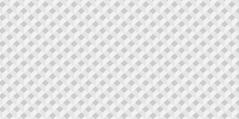 Minimal cubes geometric tile and mosaic wall grid retro digital hexagon technology wallpaper background. white and gray block cube structure backdrop square triangle texture vintage design.