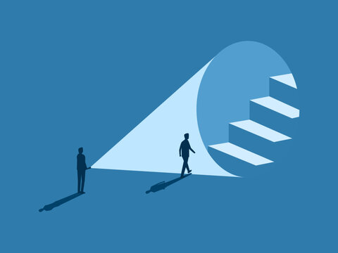 Businessman recommended self development to colleagues