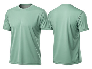 stylish mint green t shirt template perfect for casual wear or sports activities showcasing comfort and versatility