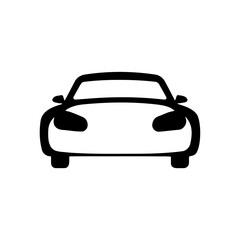 Black Car Icon for Mobile Apps and Websites