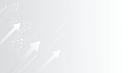 Modern abstract business white background with arrows design
