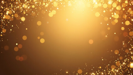 holiday party happy new year invitation card flyer poster greeting card banner gold color flat vector illustration concept as A holiday themed gold invitation card design for New Year parties and fest