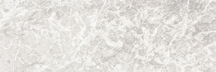 White marble background or texture and copy space, horizontal shape with space for design. Web banner. Wide. Panoramic. Website header