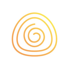 Swiss Roll Vector icon