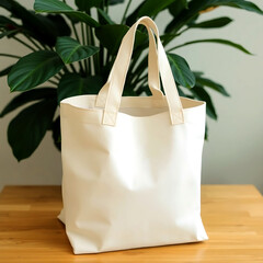 White Cotton eco friendly tote bag , Templat.Mockup.