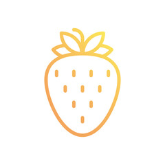 Strawberry Vector icon
