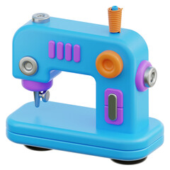 Sewing Machine 3D Illustration