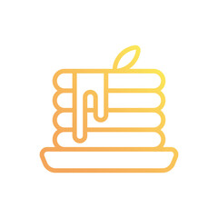 Pan cake Vector icon