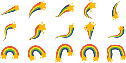  Rainbow Shooting Star