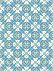 Seamless floral geometric abstract pattern texture or background. Vintage classic art style. Handmade drawing vector illustration.	