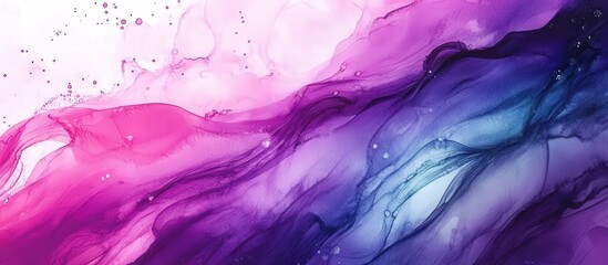 A close up of a colorful watercolor painting on white