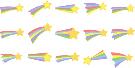  Rainbow Shooting Star