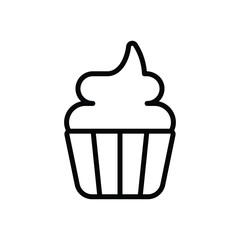 Cupcake Vector icon
