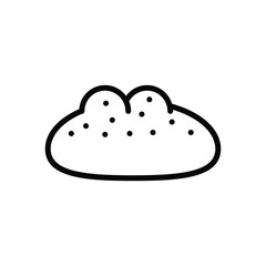 Dough Vector icon