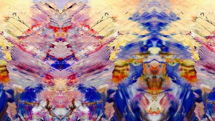 Abstract art background . Hand painting artwork on canvas .