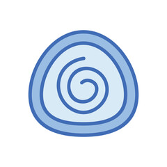 Swiss Roll Vector icon