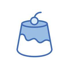 Pudding Vector icon
