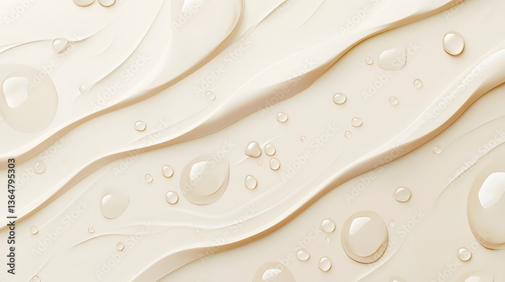 Poster elegant textured surface, soft undulating lines and subtle curves in warm tones, ideal for backgroun