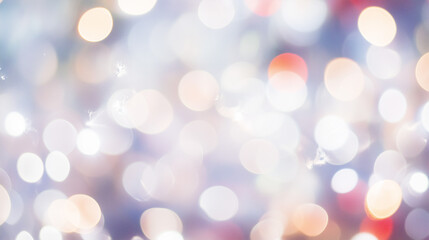 Obraz premium Cool Toned Bokeh With Light Flare And Subtle Sparkles