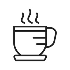 Cup of Tea icon vector image. Suitable for mobile apps, web apps and print media.