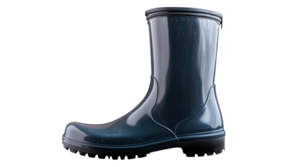 rubber boots isolated on white