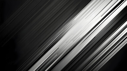 Obraz premium Abstract Black and White Linear Pattern with Gradient Texture