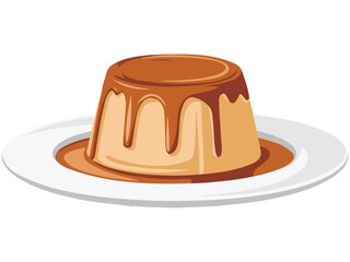 Caramel custard pudding