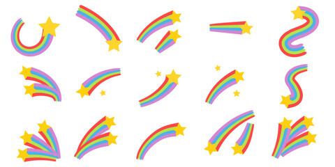 Rainbow Shooting Star
