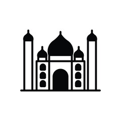 Taj mahal Vector icon