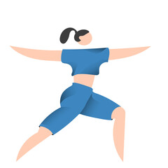 Yoga Pose Illustration