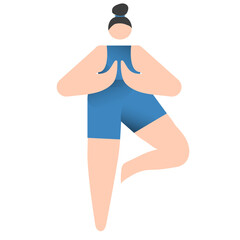 Yoga Pose Illustration