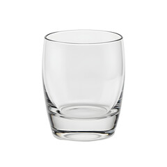 Rounded Transparent Drinking Glass