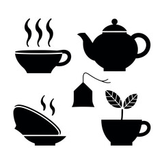teapot and cups