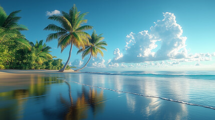 Mirrored Palms