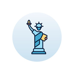 Statue of liberty Vector icon