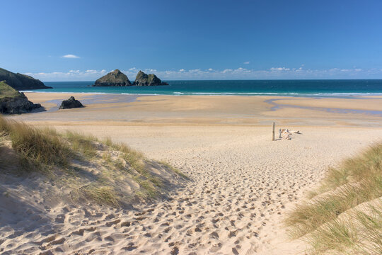 Holywell Bay Cornwall England UK Europe