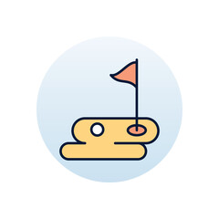 Golf  Vector icon