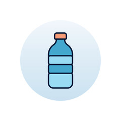 Fototapeta premium Water bottle Vector icon