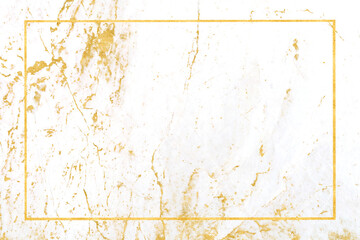 white marble and luxury mineral gold border on texture surface