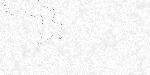 Pattern with lines and dots The stylized height of the topographic map contour in lines and contours isolated on transparent. Black and white topography contour lines map isolated on white background.