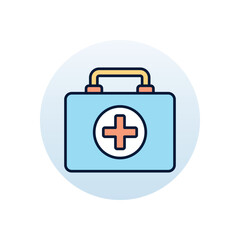 Obraz premium First aid kit Vector icon