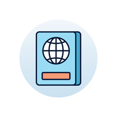 Passport  Vector icon