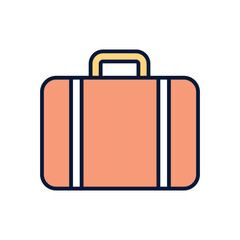 Suitcase  Vector icon