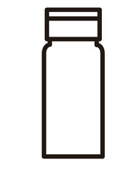 シンプルなタンブラーのイラスト