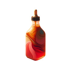 Strawberry Syrup Bottle PNG – High-Quality Transparent Image for Beverage and Dessert Design