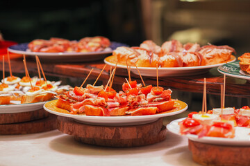 Pintxos in San Sebastian, Spain 
